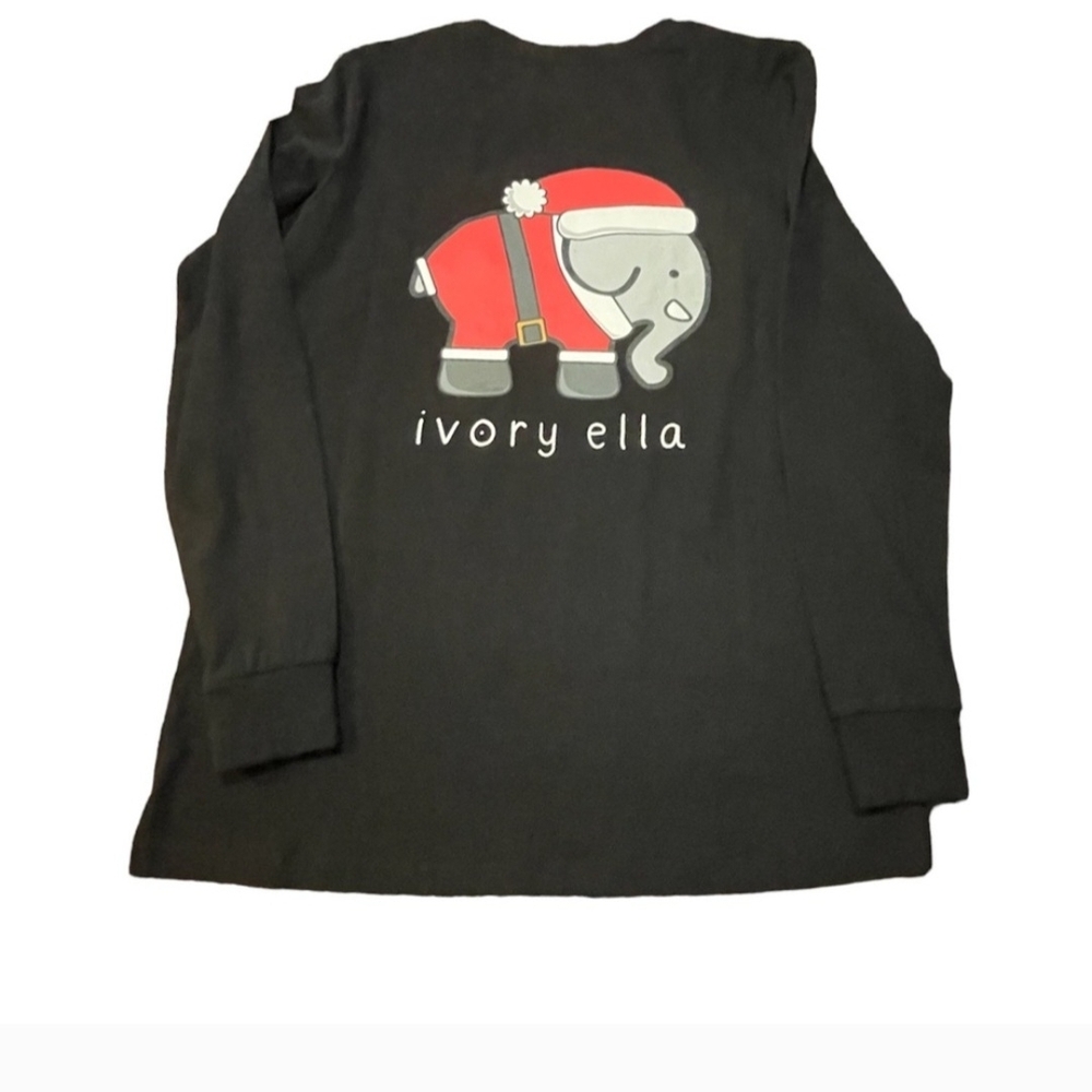 Ivory Ella Black and Red Long Sleeve Tee